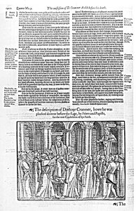 La confessione del dottor Thomas Cranmer (1489-1556) Arcivescovo di Canterbury, prima della sua morte, da 